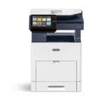 Imprimante multifonction Xerox VersaLink B605/B615 monochrome avec interface utilisateur sur écran tactile, conçue pour améliorer l'efficacité au bureau, disponible via Xerox D&O Partners.