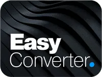 Logo 'Easy Converter' indiquant le service de traduction automatique proposé par Xerox D&O Partners, conçu pour une conversion facile et rapide des documents.