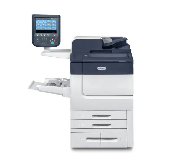 Xerox PrimeLink C9065/C9070 multifunction colour printer, designed to offer professional-quality printing, with high-capacity paper tray, available from D&O Partners.