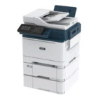 Imprimante multifonction couleur Xerox C315 avec tiroirs supplémentaires, idéale pour les besoins d'impression quotidiens dans les petits bureaux ou à domicile, proposée par D&O Partners.