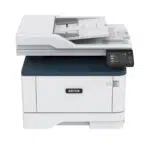 Imprimante monochrome Xerox B315 avec chargeur automatique de documents, écran de contrôle intuitif et options de connectivité multiples pour une efficacité optimale au bureau, disponible chez D&O Partners.