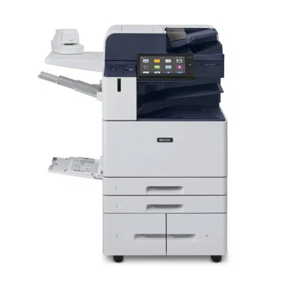 Imprimante Multifonction Xerox AltaLink B8100, avec plusieurs bacs à papier et un écran tactile couleur, pour les environnements de travail exigeants, disponible chez D&O Partners.