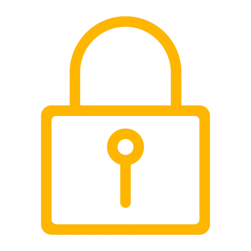 Padlock icon symbolising the comprehensive security built into Xerox® Managed Print Services and ConnectKey® technology, ensuring business information and documents are protected.