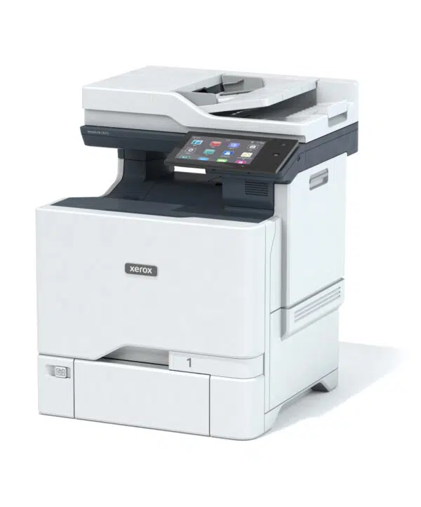 Imprimante couleur multifonction Xerox VersaLink C625. Cette imprimante se caractérise par son design élégant et un grand écran tactile couleur . Elle convient parfaitement aux environnements de travail qui ont besoin d'imprimer, de copier, de numériser et de faxer avec une grande efficacité et facilité d'utilisation.