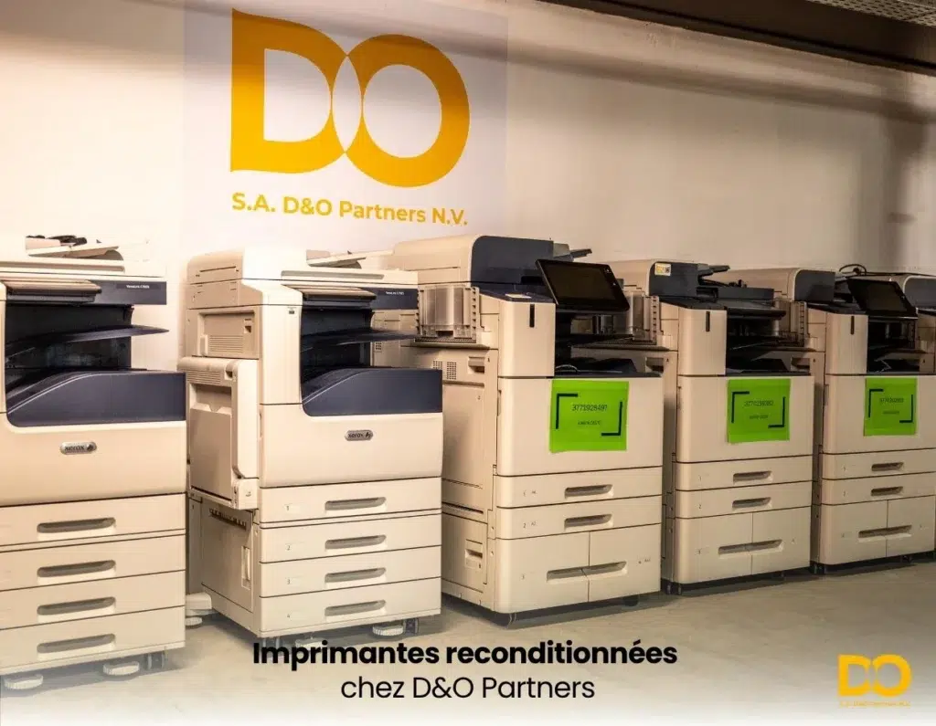 Imprimantes multifonctions Xerox reconditionnées exposées chez D&O Partners - Xerox