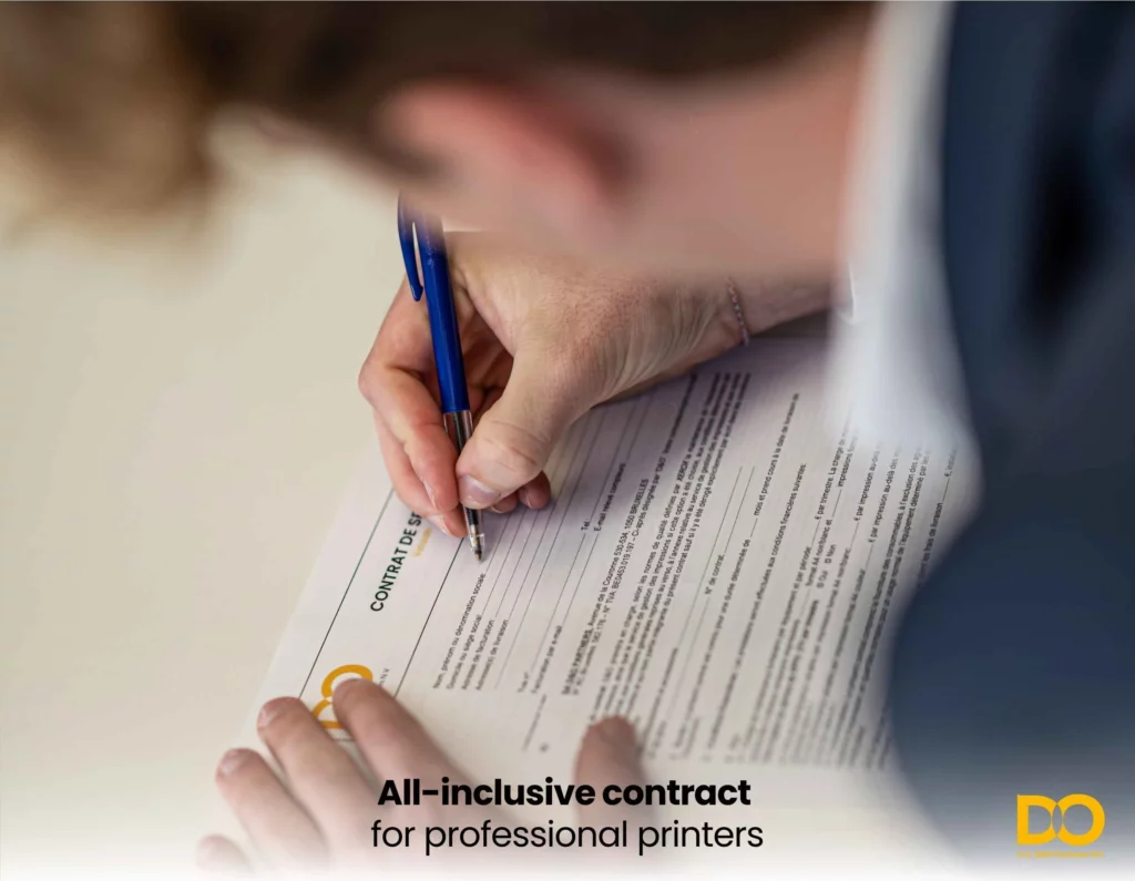 All inclusive contract for Xerox business printers.