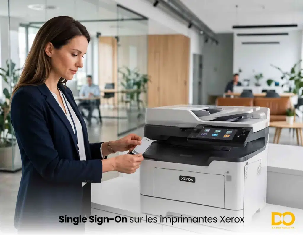 Single Sign-On sur les imprimantes Xerox, accès cloud en un badge